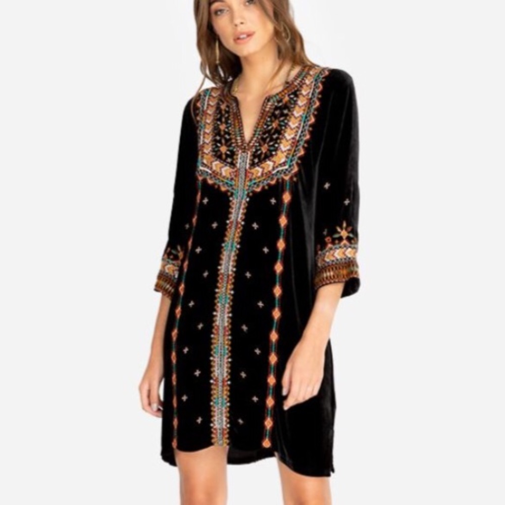 Johnny Was Chiri Velvet Kaftan (G)